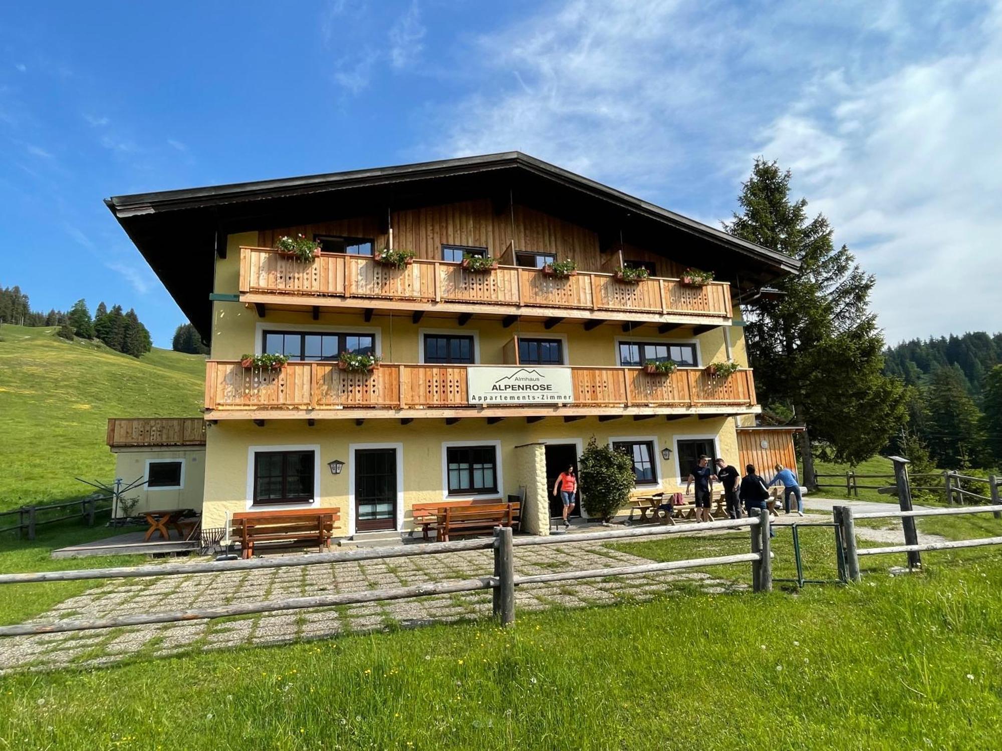 Vila Almhaus Alpenrose Postalm Seidegg Exteriér fotografie
