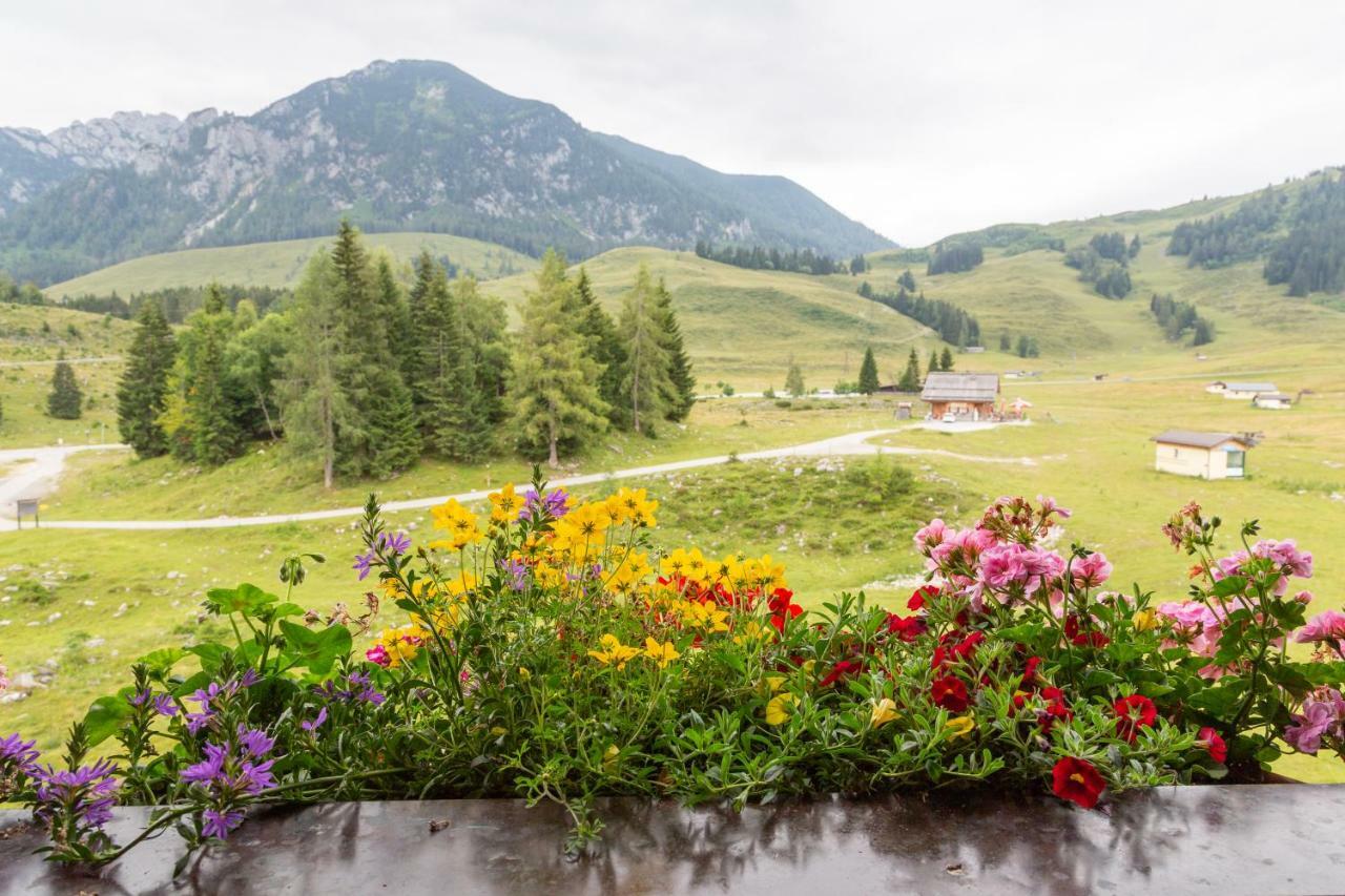 Vila Almhaus Alpenrose Postalm Seidegg Exteriér fotografie